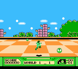 The 3-D Battles of WorldRunner - Nintendo NES