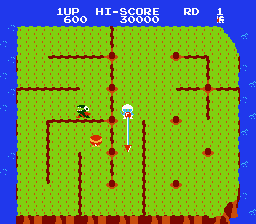 Dig Dug II - Nintendo NES