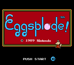 Eggsplode! - Nintendo NES