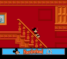 Mickey's Adventures in Numberland - Nintendo NES