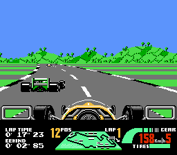 Nigel Mansell's World Championship Racing - Nintendo NES