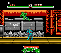 Teenage Mutant Ninja Turtles - Tournament Fighters - Nintendo NES