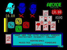 Arcade Trivia Quiz - ZX Spectrum